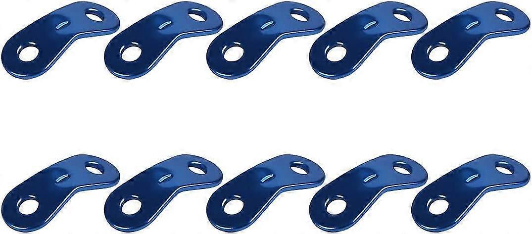 الألومنيوم حبل كليب حبل الضابط لخيمة التخييم (الأزرق) (10PCS)
