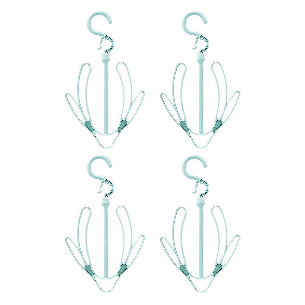 Moveable Rack for Shoes Practical Shoes Drying Rack 12Pcs Sky-Blue