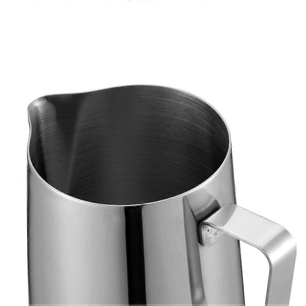 Mini Cream Pots for Coffee Slow Precise Pouring 900ml 1Pcs Silver