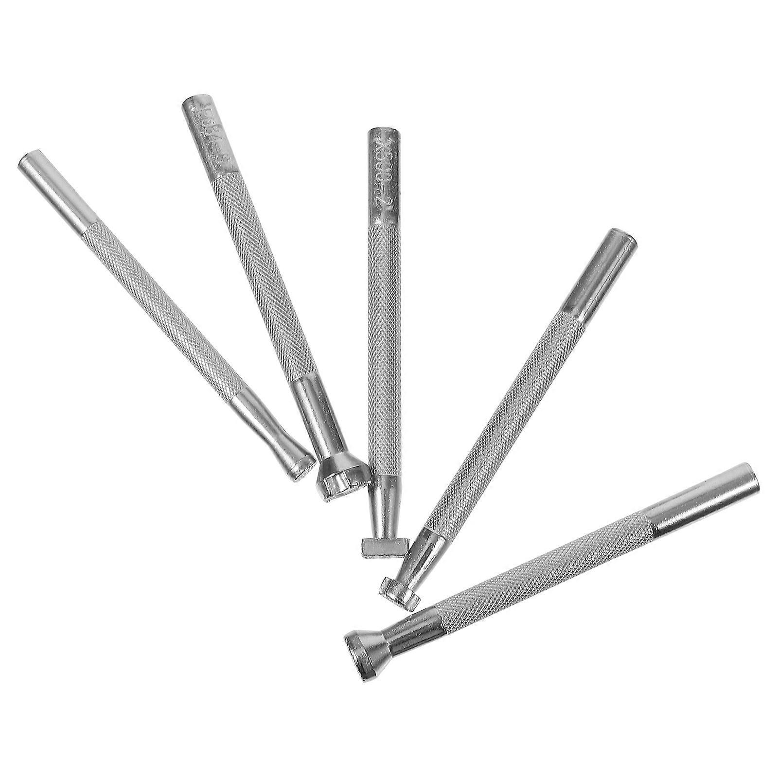 Craft Stamping Tools Set 10 Pcs for DIY Projects Silver Stamping Tool Shape Suitable for Beginners Professionals