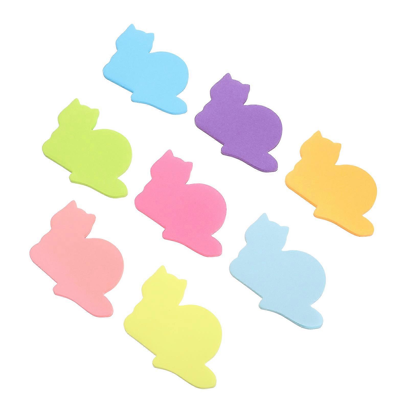 Memo Pads Cat for Office Use 48Pcs Assorted Color