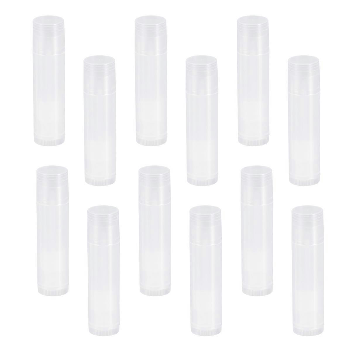 Lipstick Tube Transparent for Storage 100Pcs with Caps