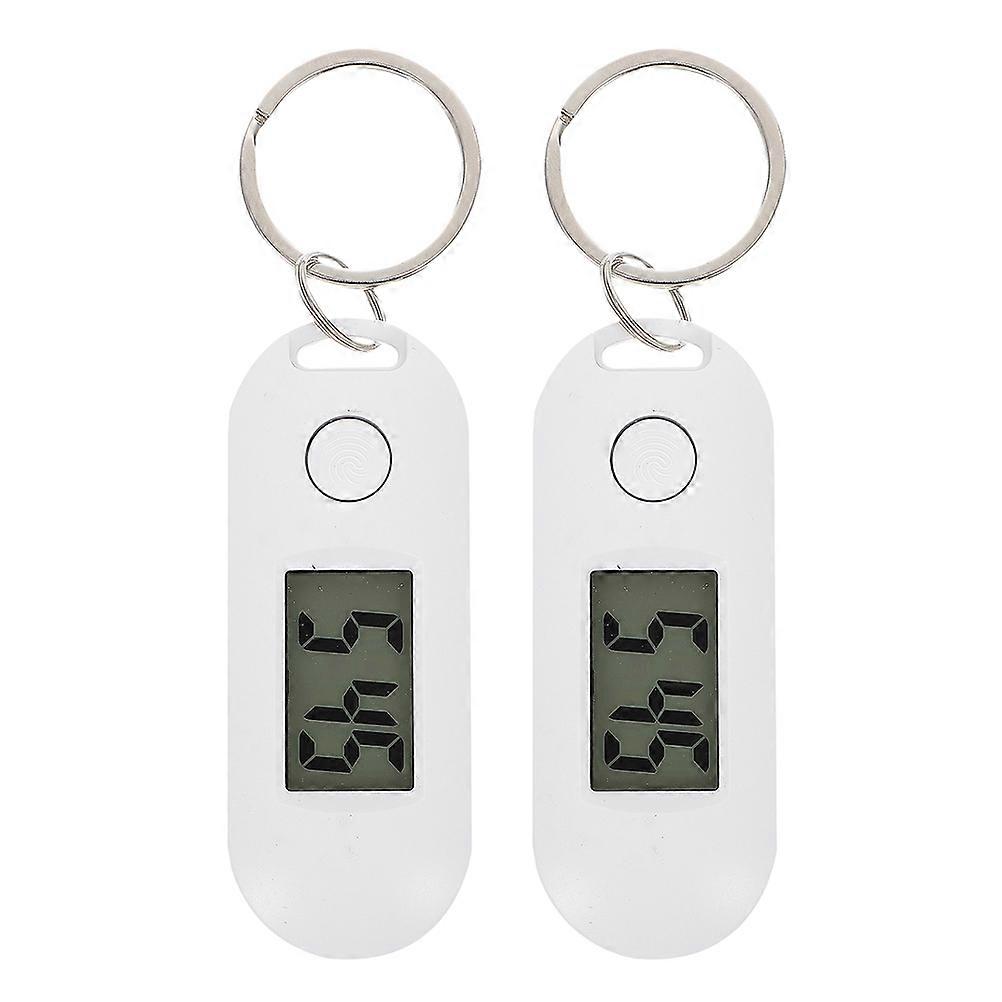 Mute Keychain Hanging Watch for Student Use 6Pcs Set