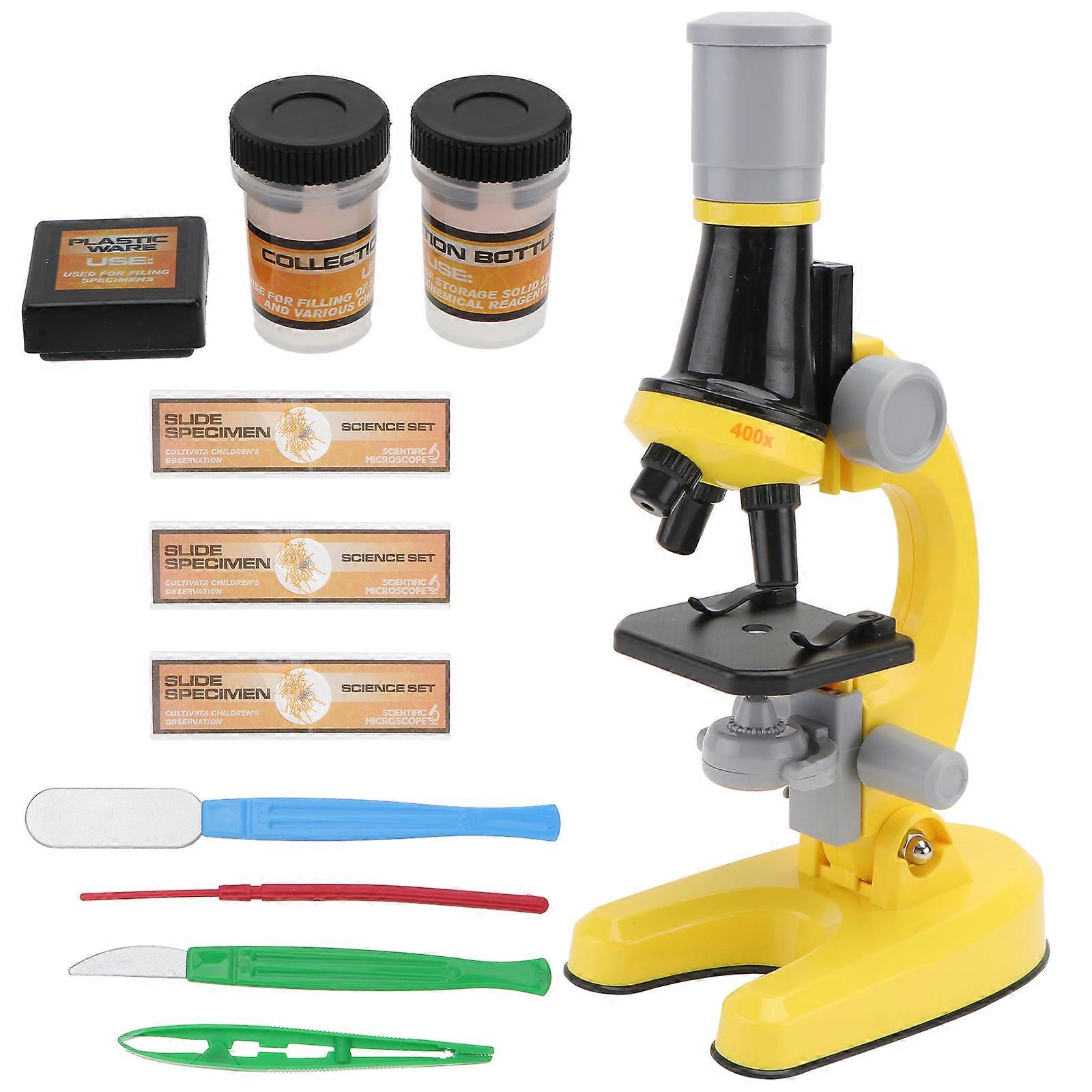 Kids Microscope 1200x Science Experiment Microscope Toy for Children 1Set