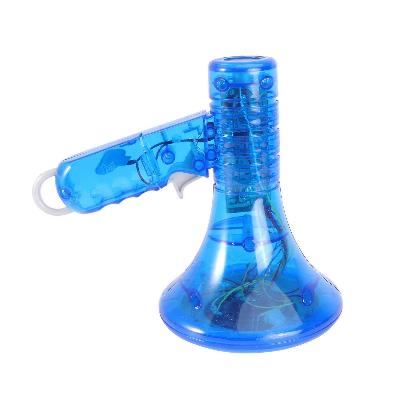 Voice Amplifier Toy Mini Megaphone for Playing 2Pcs Blue Design