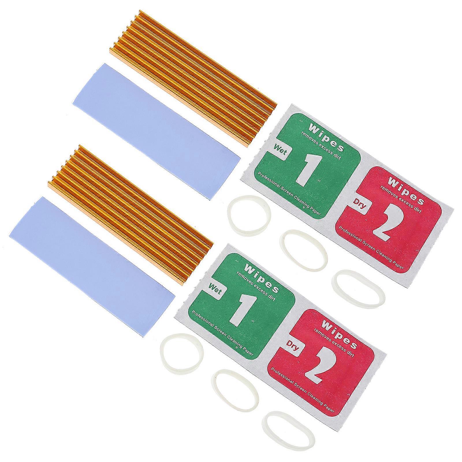 Aluminum Heating Sink Solid State Drive Heat Sink for 4Sets