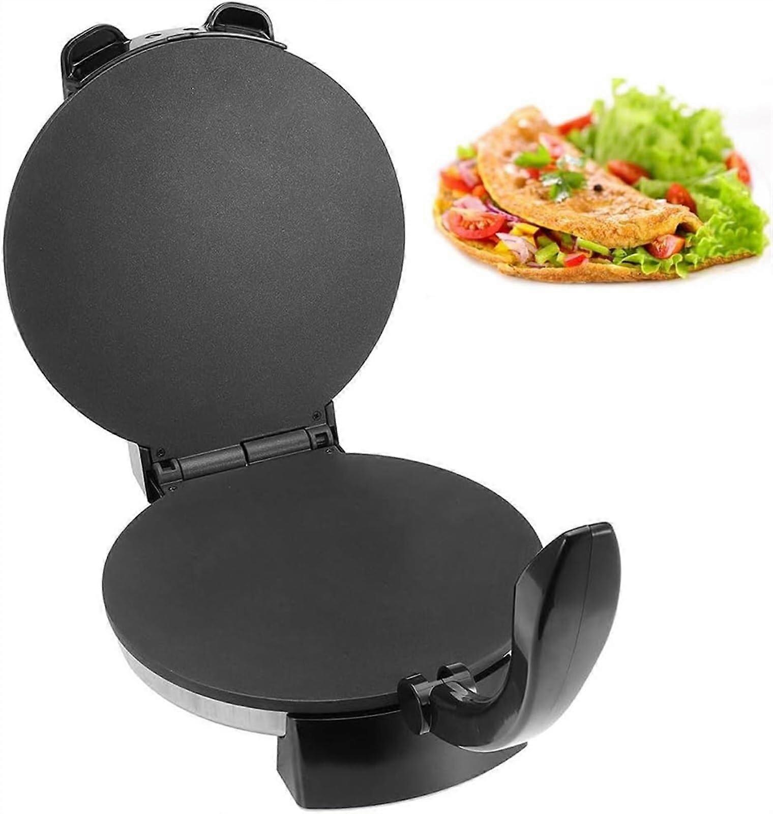 Non-Stick Roti Maker 1800W Electric Pancake Machine - Portable Chapati Tortilla Maker with LED Indicator and Automatic Function