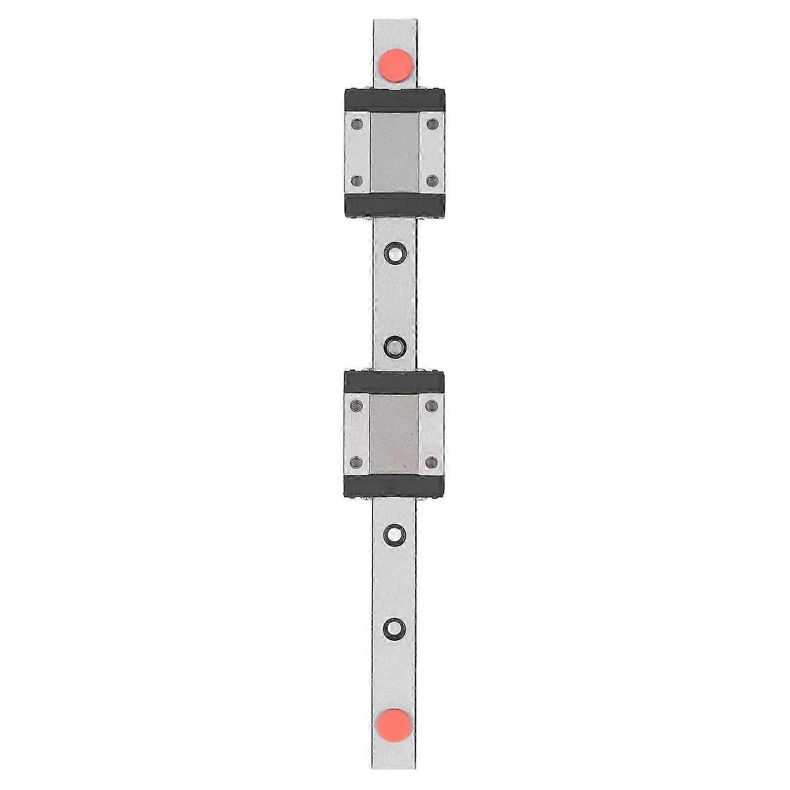 25-26 Linear Guide Rail Miniature Linear Bearing Slider Kit MGN12C with 2pcs Slide Block for 3D Printers and CNC Parts 100mm / 3.94in