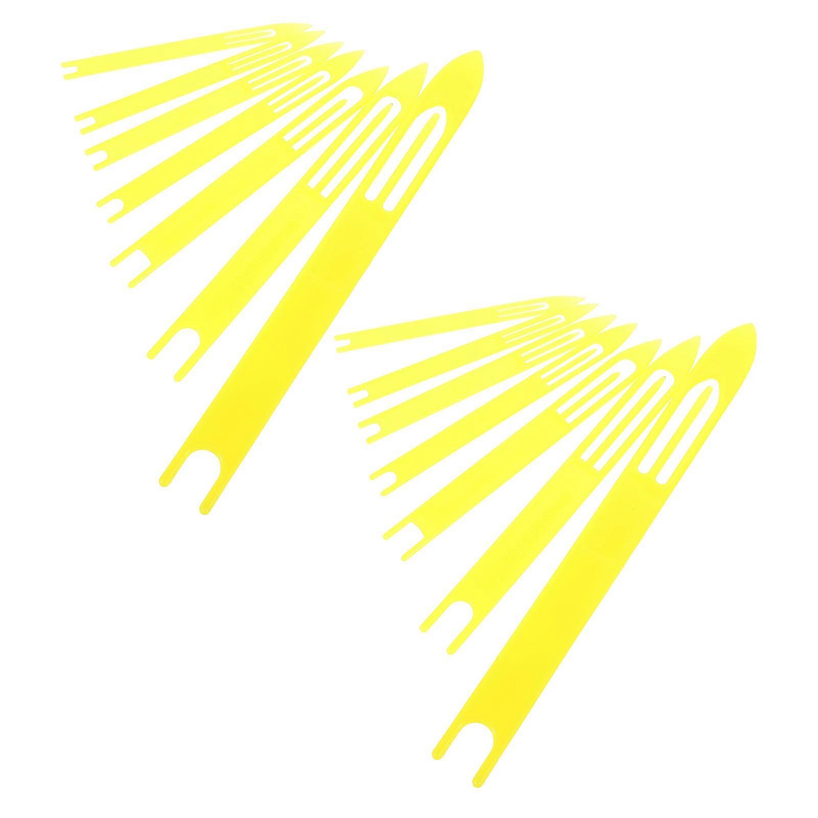 14Pcs Plastic Net Mending Shuttles for Efficient Fishing Net Repair