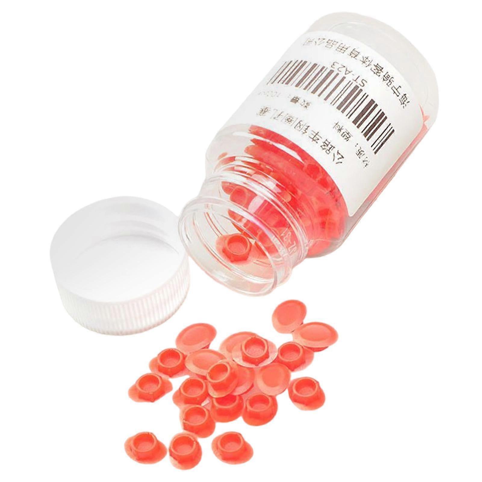 Wheel Caps 100 Wheel Hole Sealing Caps For Road Bikes, Cycling Hole Caps, Red Pad For Cycling
