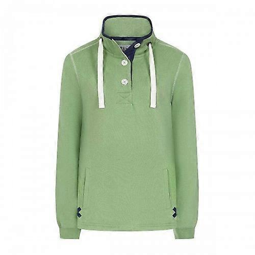 Lazy Jacks Womens/Ladies Button Neck Sweatshirt