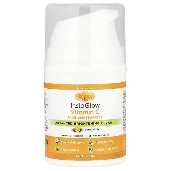Tree To Tub, InstaGlow, Vitamin C Face Moisturizer, Citrus Splash , 1.7 fl oz (50 ml)