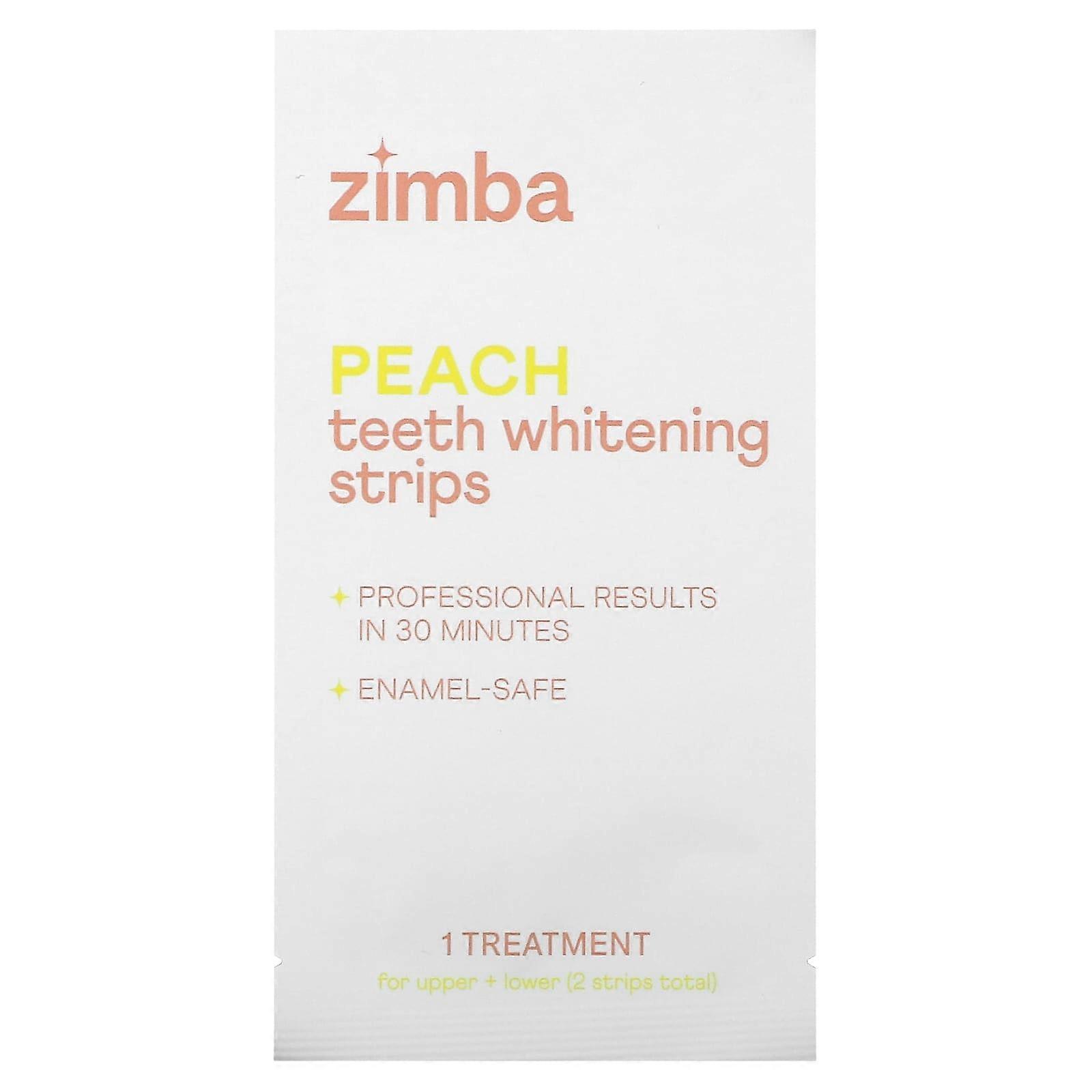Teeth Whitening Strips, Peach, 14 Treatments