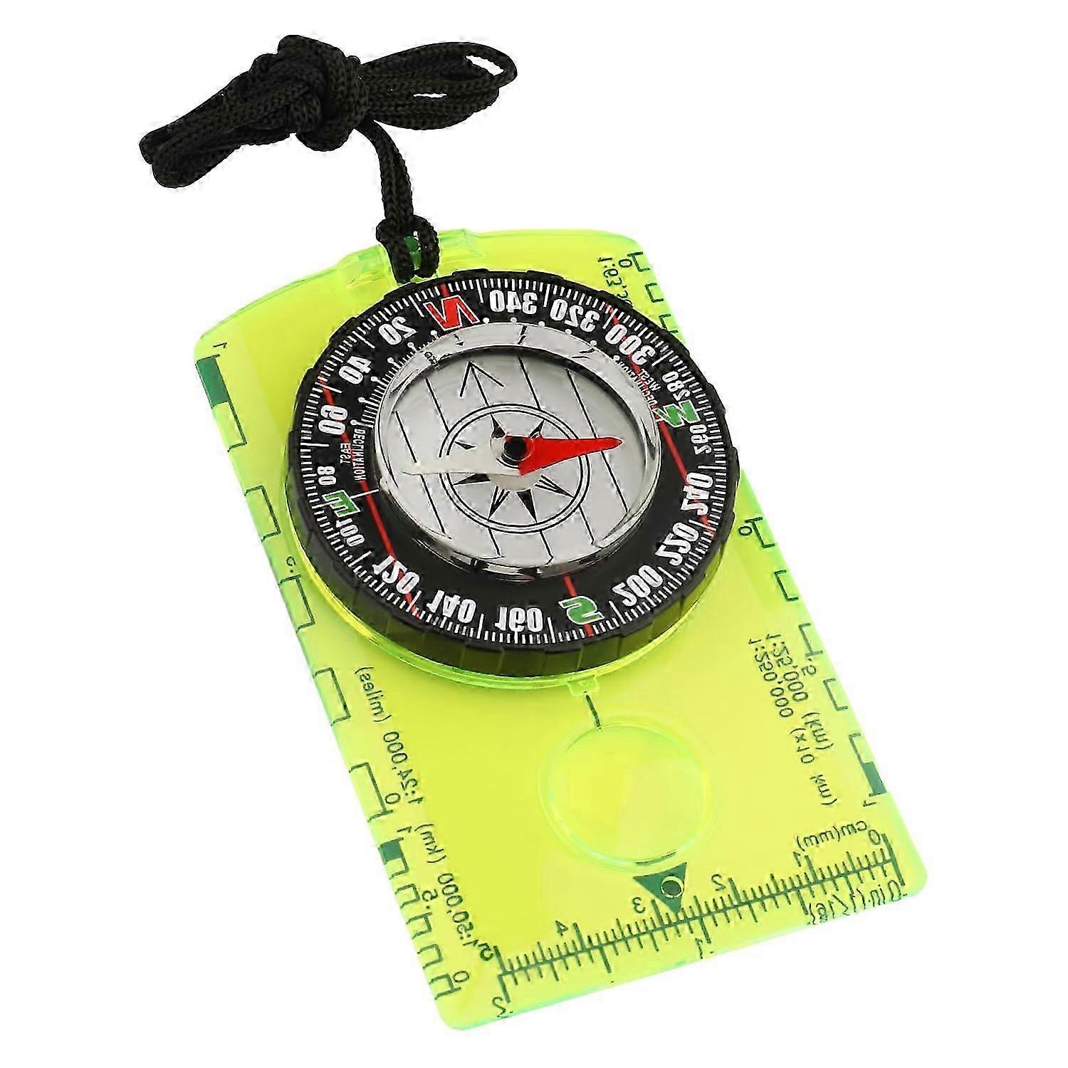 Navigation Compass for Hiking, Adjustable Neck Strap, Magnetic Orientation Compass for Map Reading, Survival and Orienteering