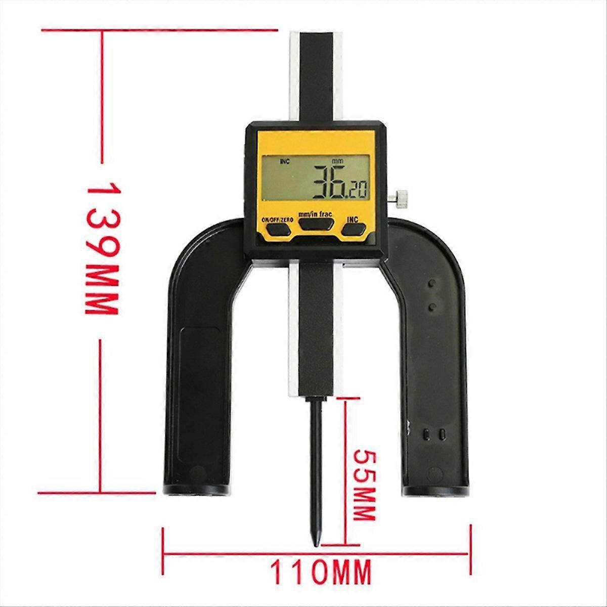 0-80mm Digital Depth Gauge for Woodworking Measuring Tool