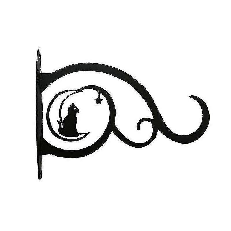 Βραχίονας σφυρήλατος γάντζος σιδήρου τοίχων εγκαταστάσεων, κατάλληλος για τη διακόσμηση μπαλκονιού διαδρόμων κήπων