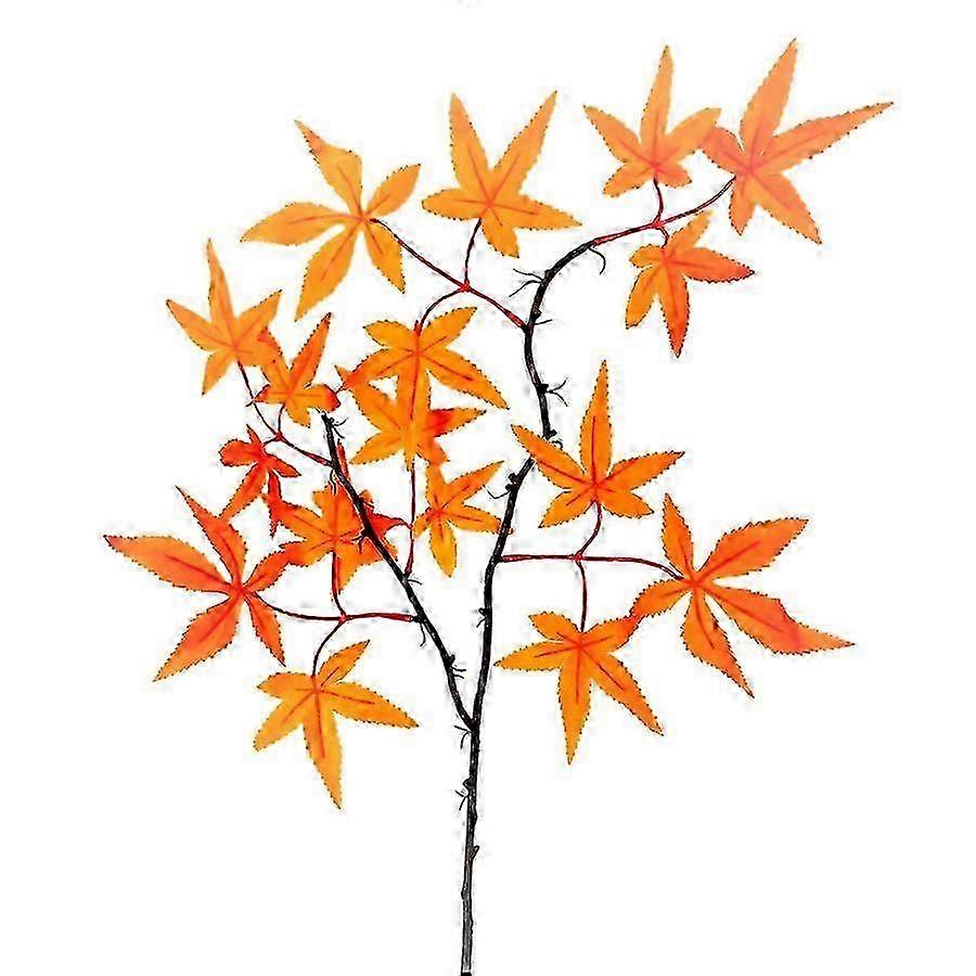82cm Artificial Silk Maple Leaf Branch | Red Maple Leaves for Seasonal & Home Decor