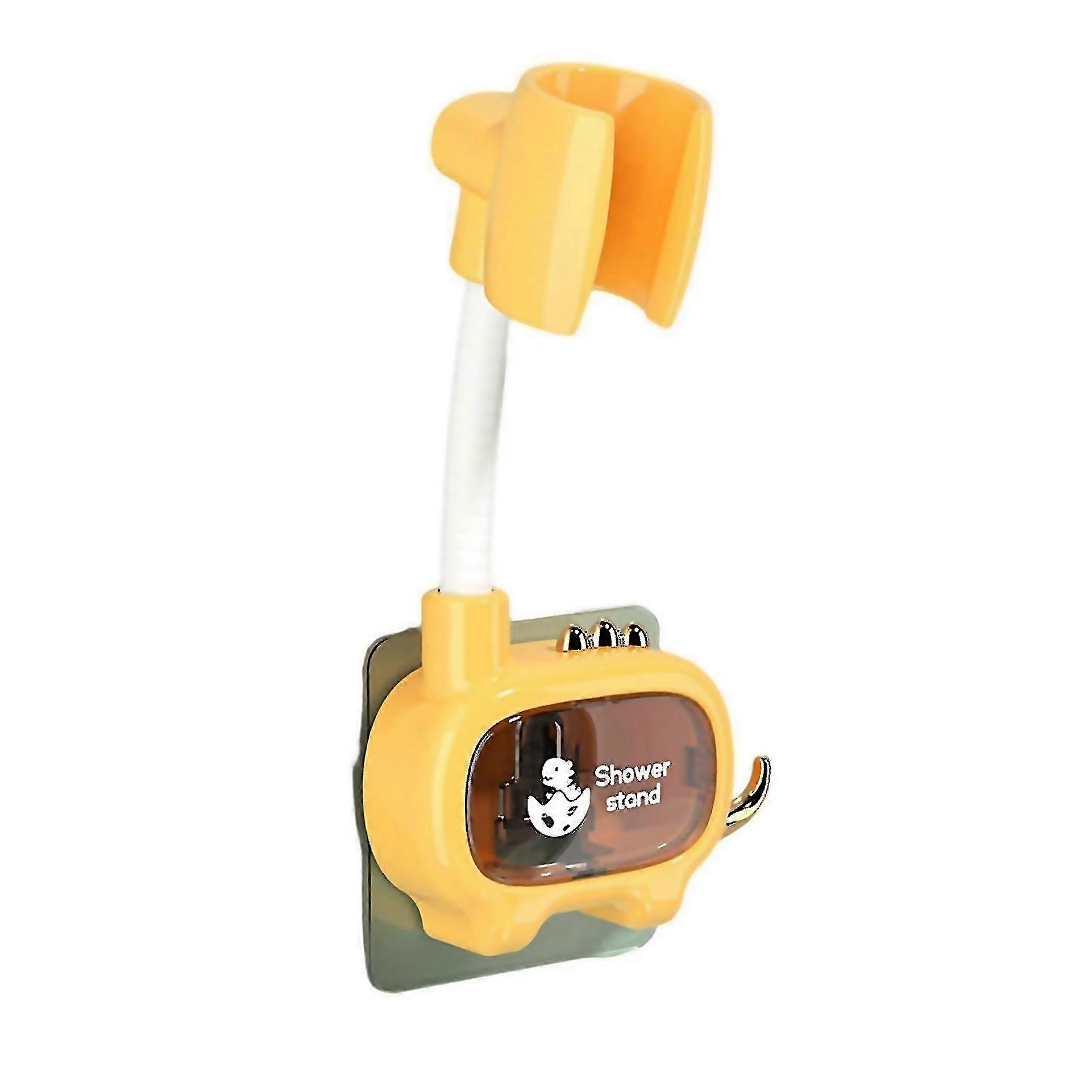 For Dinosaur Shape Shower Head Holder Rotatable Adjustable Sturdy Shower Rack For