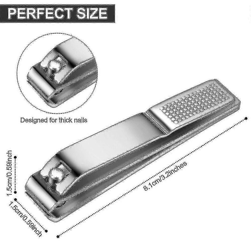 6 ピース大型足指爪クリッパーストレートエッジ足指爪クリッパー高品質