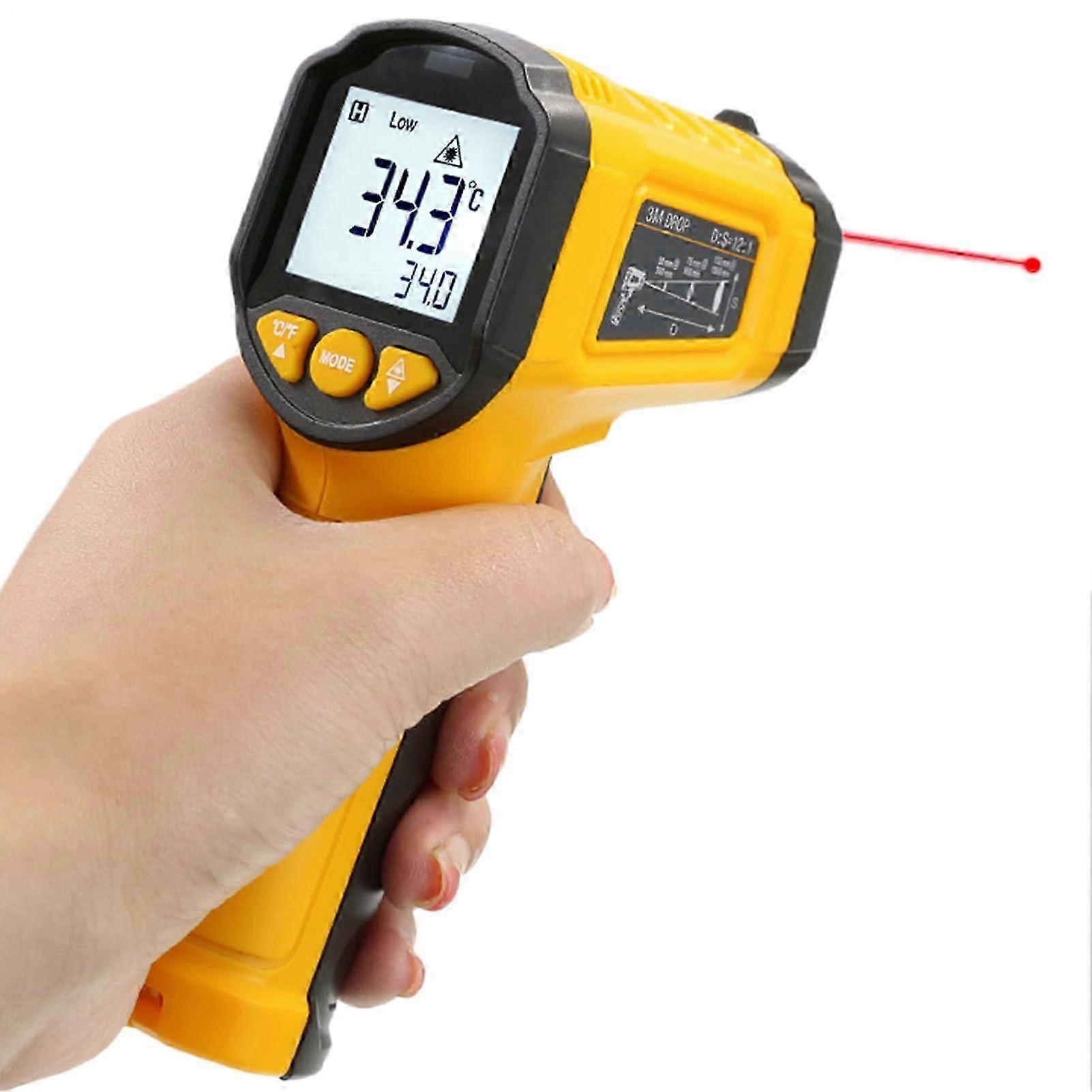 Portable Infrared Thermometer, Lightweight Non-Contact Design, Ergonomic Fast Response Device for Home Maintenance and Adult Use SZRH