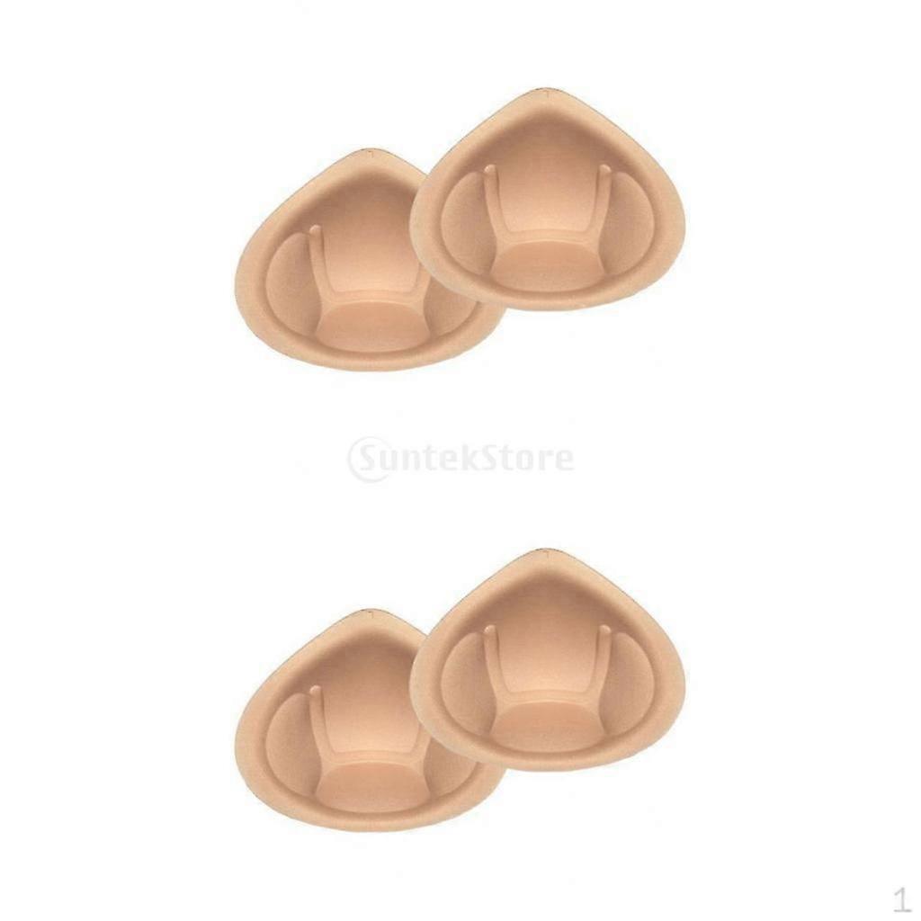 2 Pair Bar Sponge Pad Insert Bra Cup Lifter Chest Pads