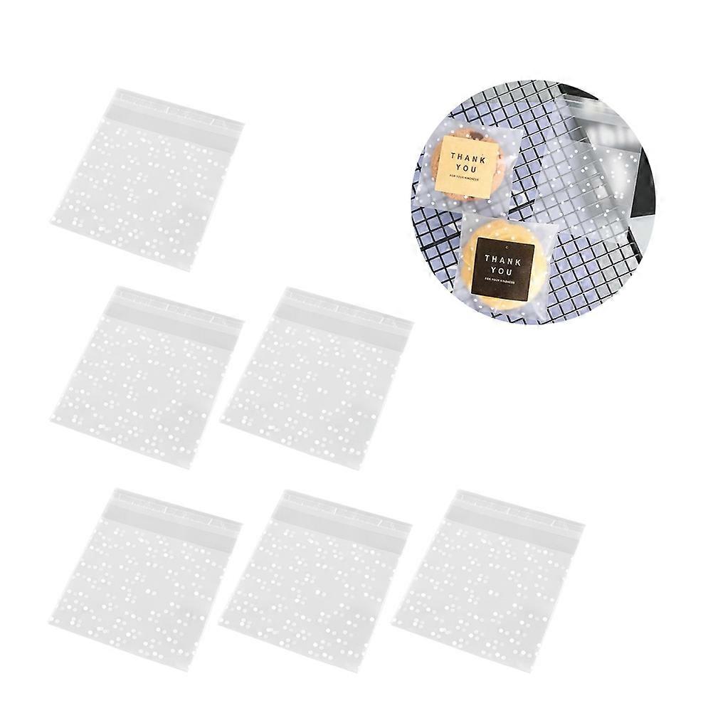Candy Packaging Bags Cookie Packaging for Storage Use 200Pcs Polka Dot Style