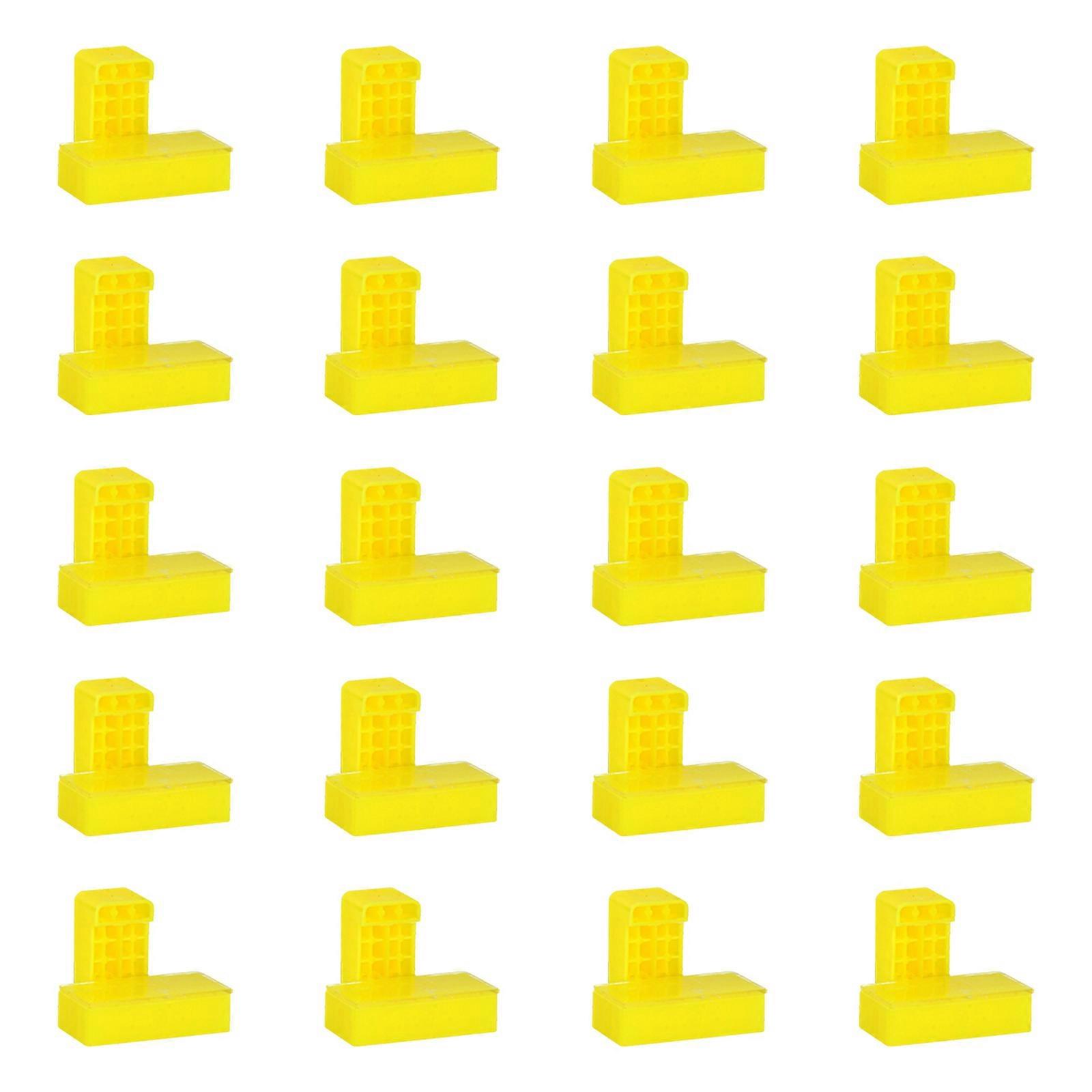 20pcs Durability PP Tile Corner Alignment Tool Tile Edge Fixer For Precise Edge Leveling And Seamlessly Installation Multicolor