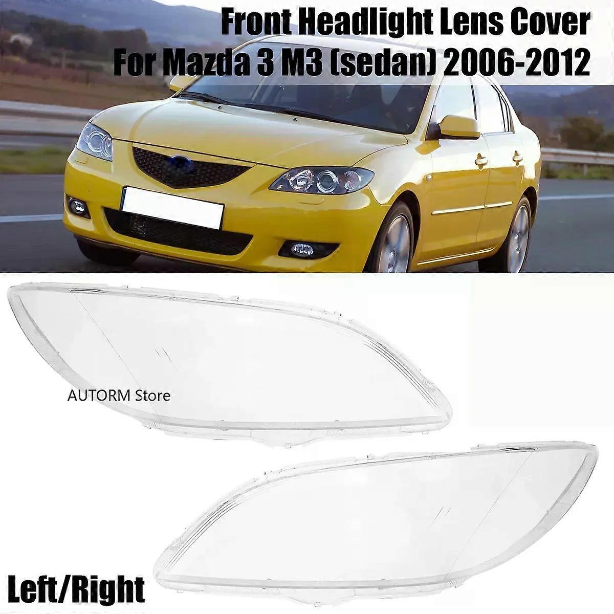 Quality Left/Right Car Front Headlamp Cover Headlight Shell Transparent Lampshade For Mazda 3 Mazda3 Axela BK 2003-2008 Headlamp Shell