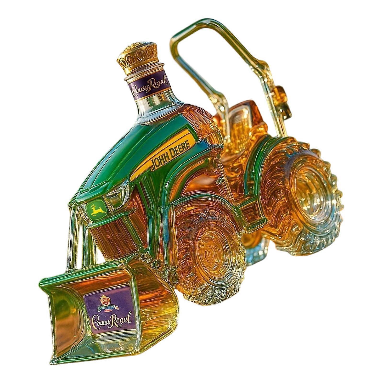 Combine Molded Irish Pourer In Environmental Friendly Glass For Farm Themed Parties And Liquor Collections Multicolor