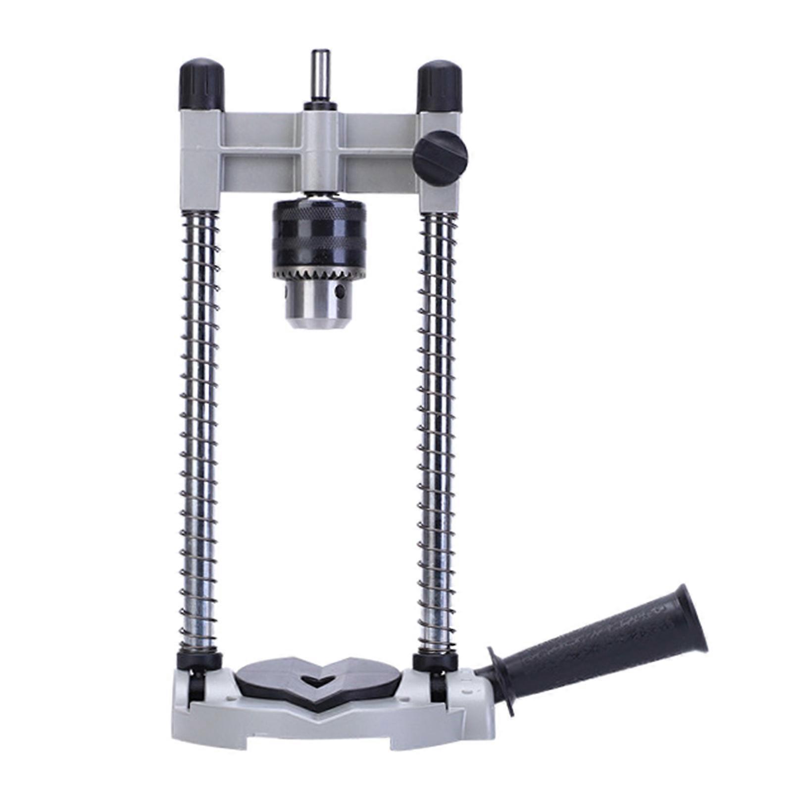 Electric Drill Support Stand with 90 Degree Vertical Positioning and Adjustable Angled Bracket for Precisions Drilling Multicolor