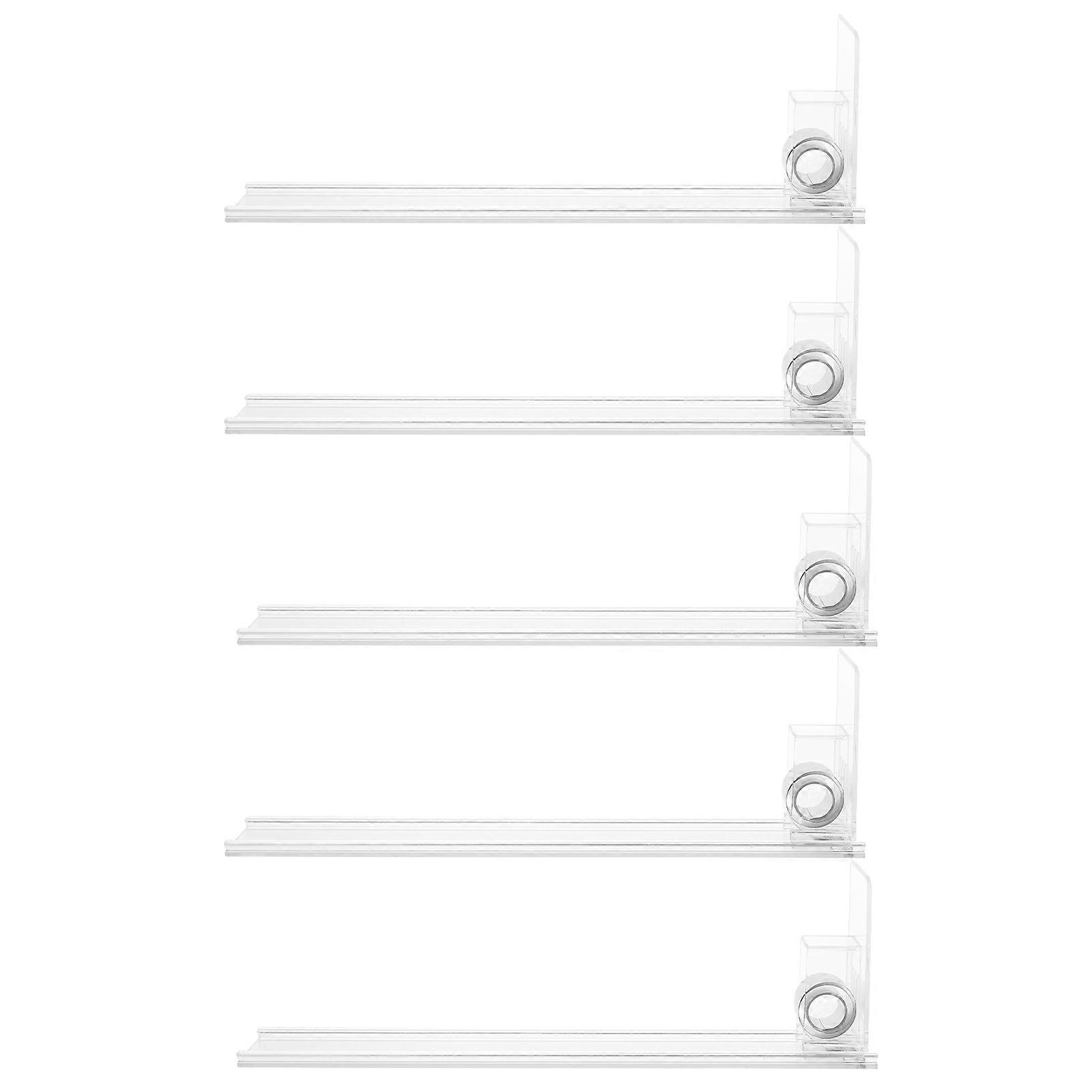 Automatic Drink Pusher 5Pcs for Beverage Organizer in Transparent Plastic