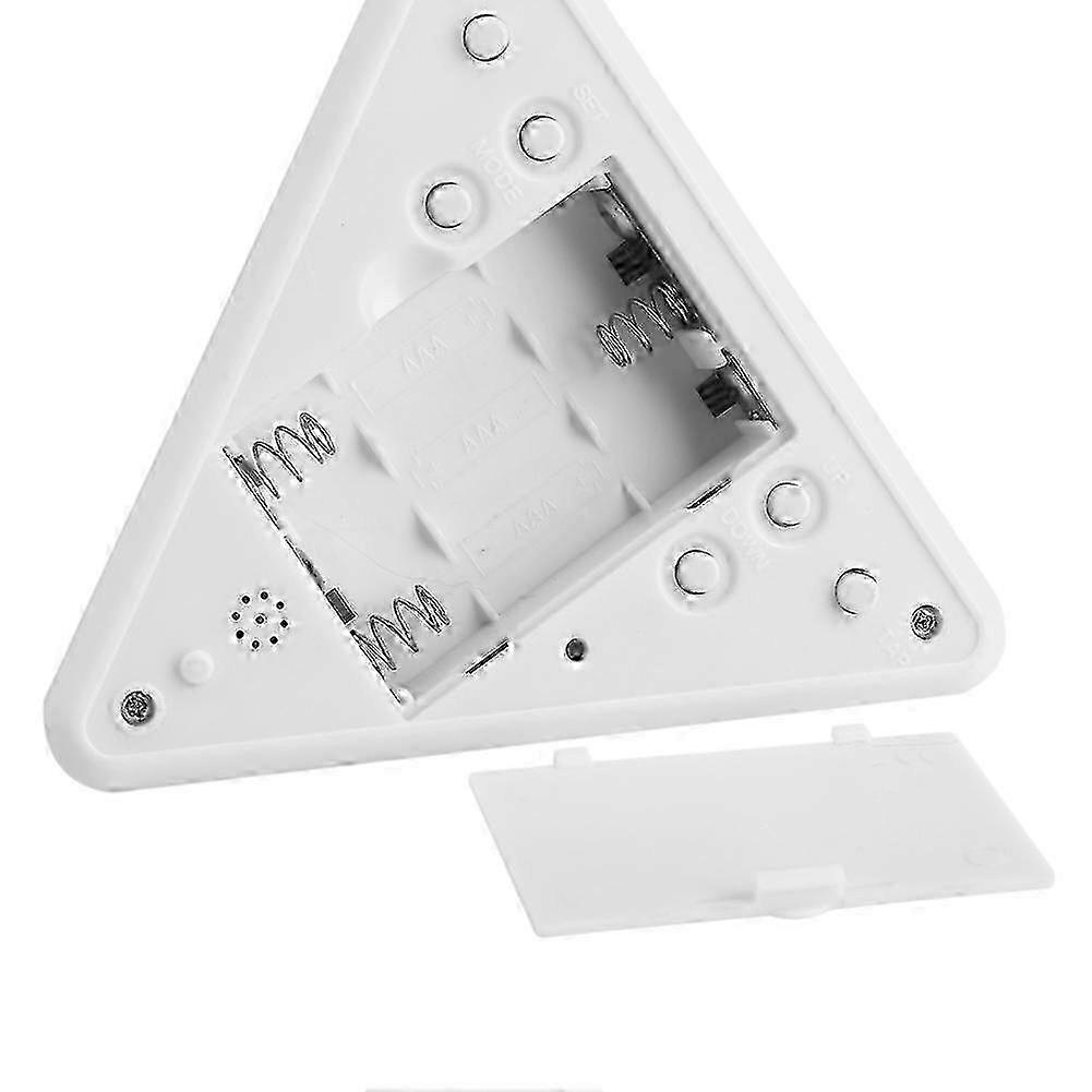 LED Color Changing Digital LCD Alarm Clock Thermometer Night Light Desktop Table Clocks