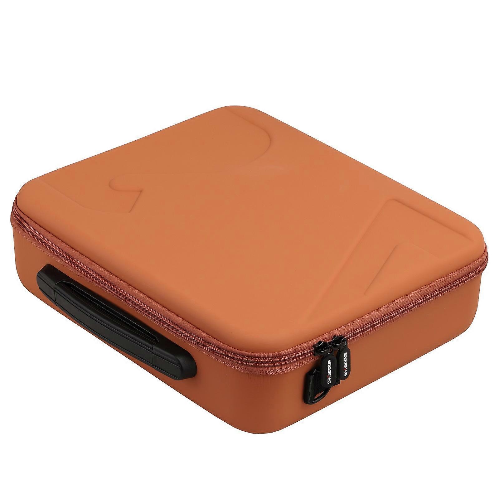 Storage Case for Flip Drones Intelligent Flight Battery and Charging Hubs Remote Controls Bag with Carrying Handle  Orange