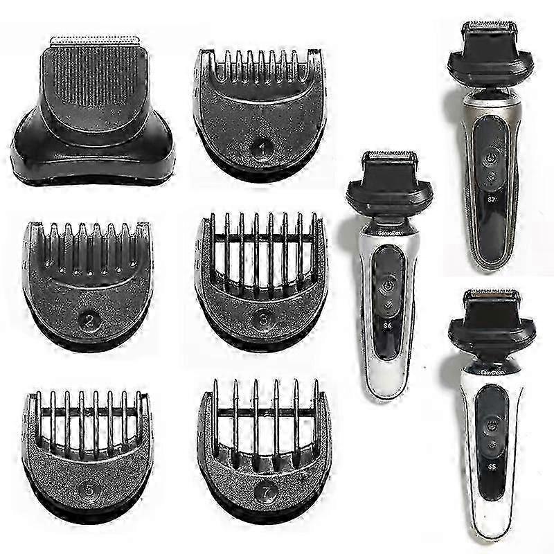 w For Braun Series 5/6/7 Shaver Replacement Trimmer Attachment Kit With 5 Guiding Combs
