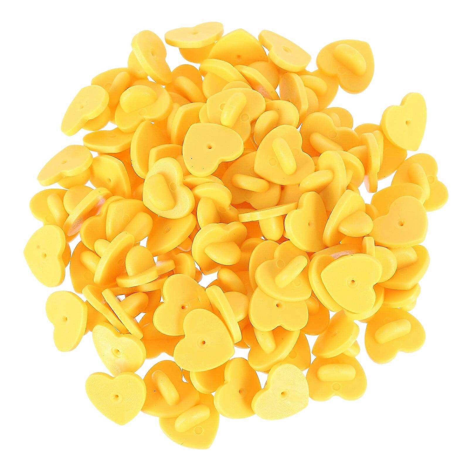 100PCS Clutch Pin Backs Keepers Pin Backings Replacement