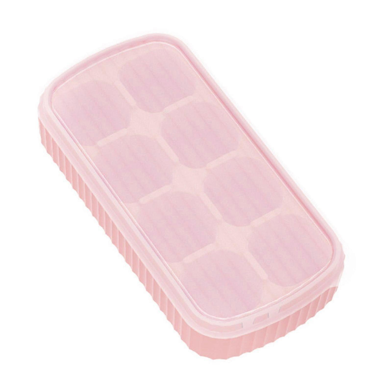 Miayilima Ice Tray Quickly Make Cube Ice Large Ice Cubes The Best For Summer Drinks There Are 8 Big Ice Cubes