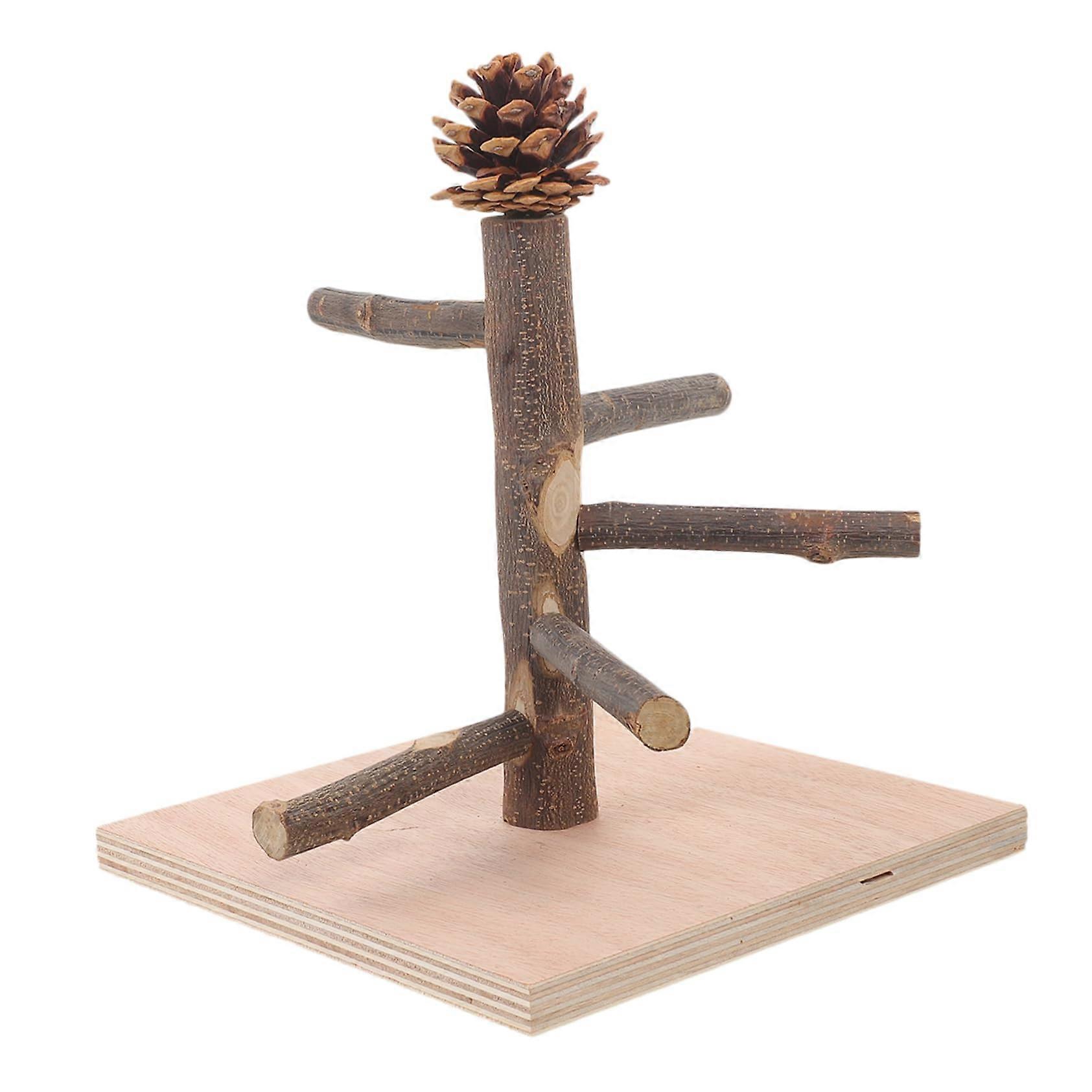 Bird Perch Stand with Sturdy Tabletop Design for Parrot Parakeet Conure Training and Play