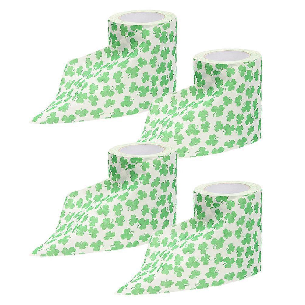 Leaf Toilet Paper for Party with 4 Rolls Durable and Absorbent