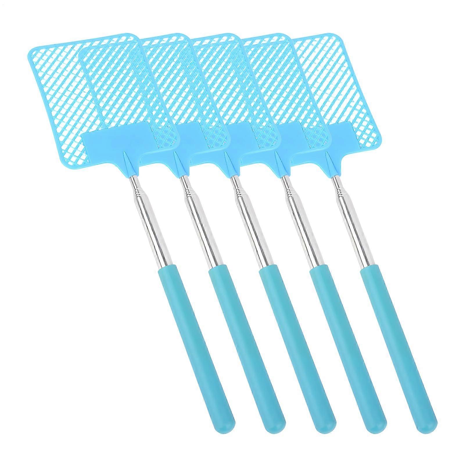 Fly Swatter Manual Telescopic 30 Inch Reach Handheld Racket for Indoor Outdoor Use Ref: 5859