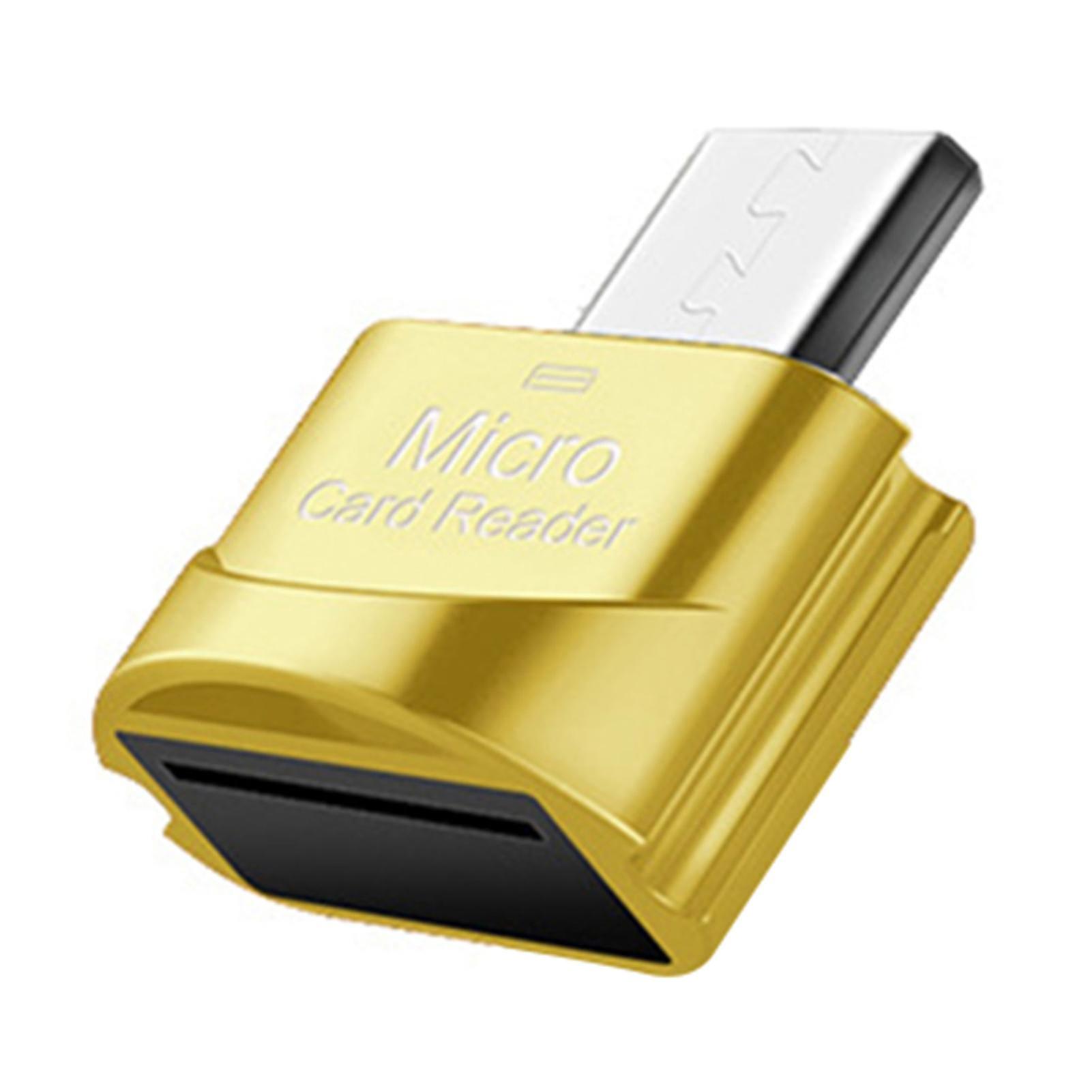 Kortlæser Praktisk Mini Zink Alloy High Speed Card Reader til kontor