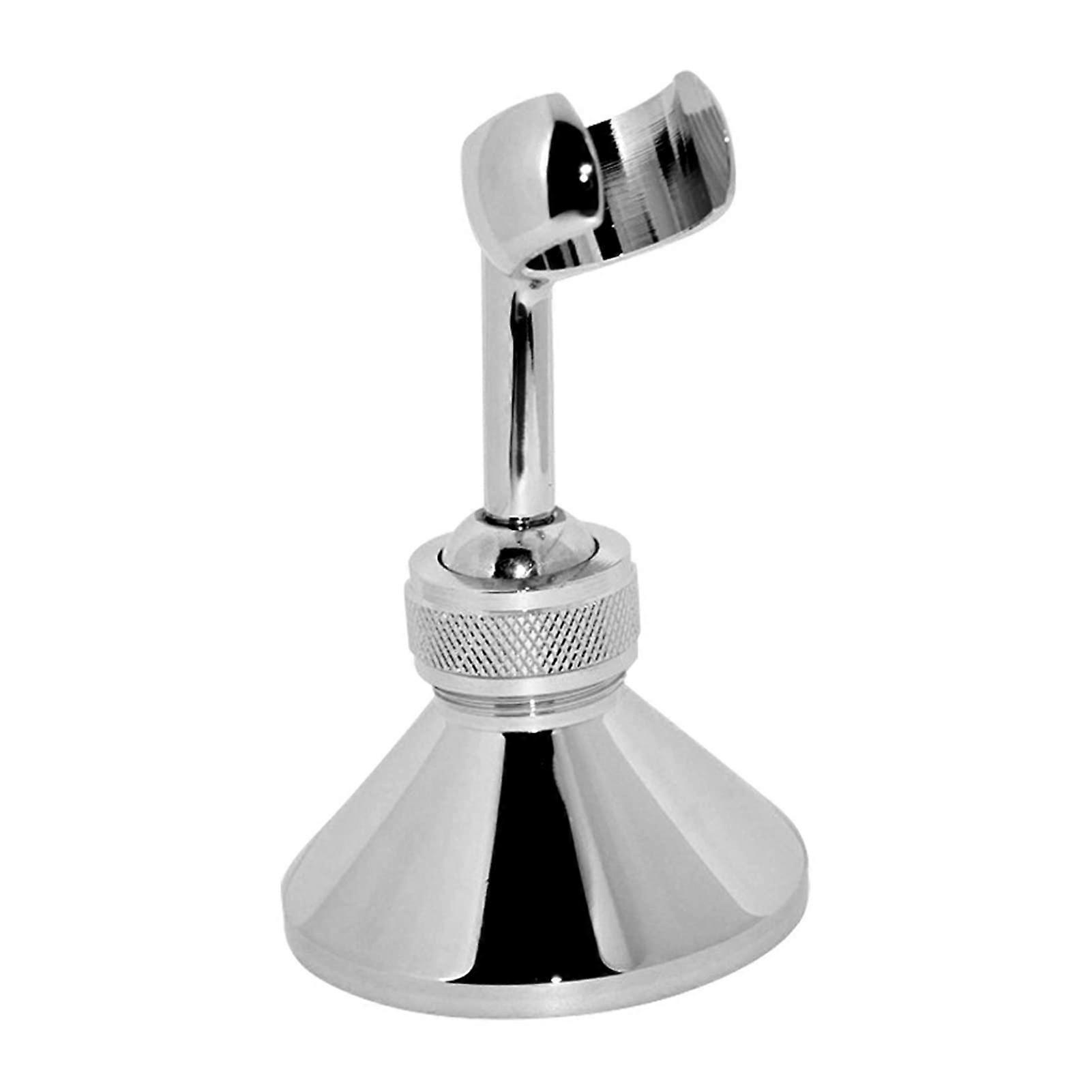 360° Adjustable Shower Head Holder Wall Mount Brushed Nickel Copper Bracket for Bathroom