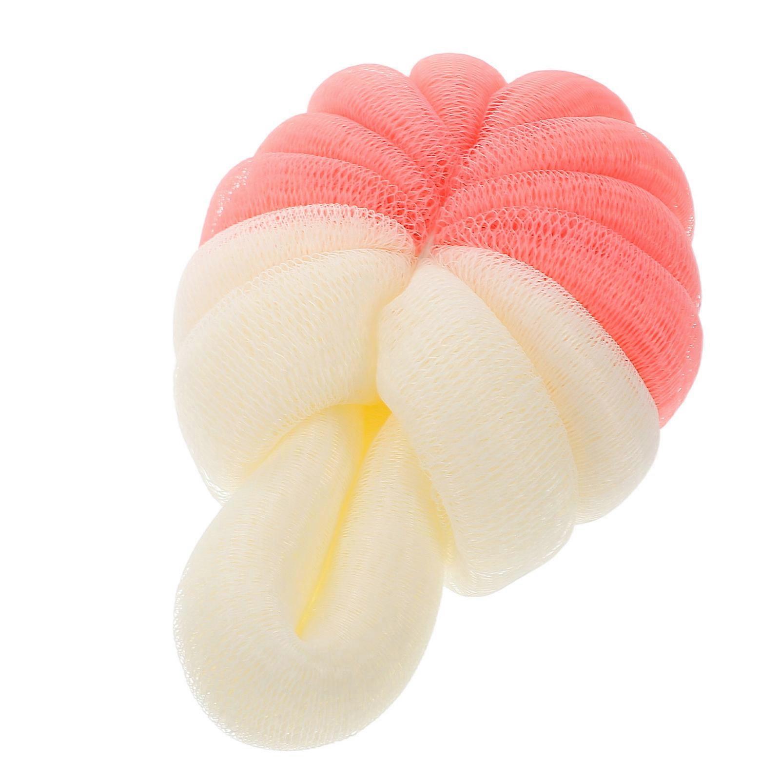 Body Bath Ball Shower Scrubber for Exfoliate Pink Soft Bath Accessory