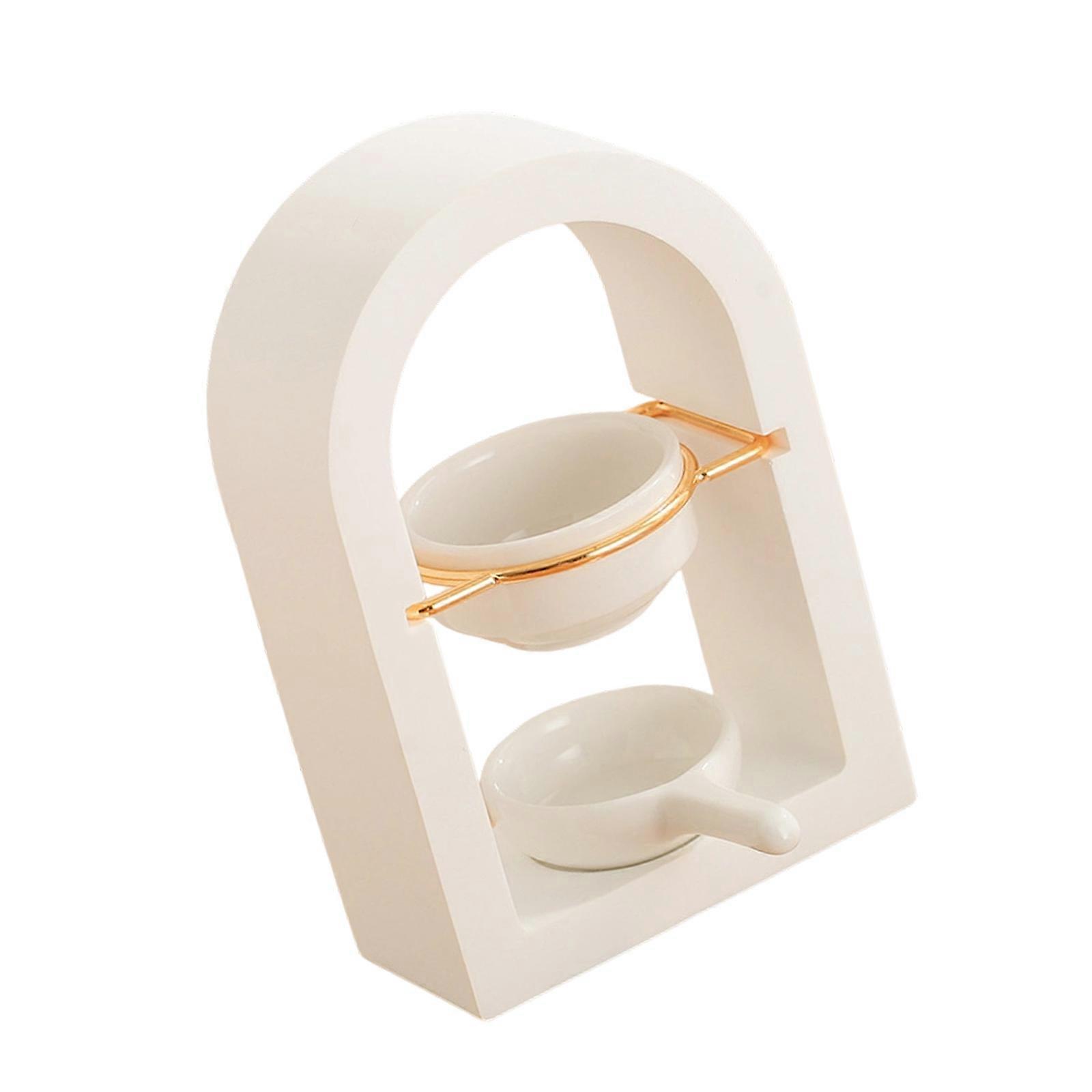 Ceramic Arch Oil Diffuser For Essential Oils Feature Two Level Design To Prevent Drips  gold