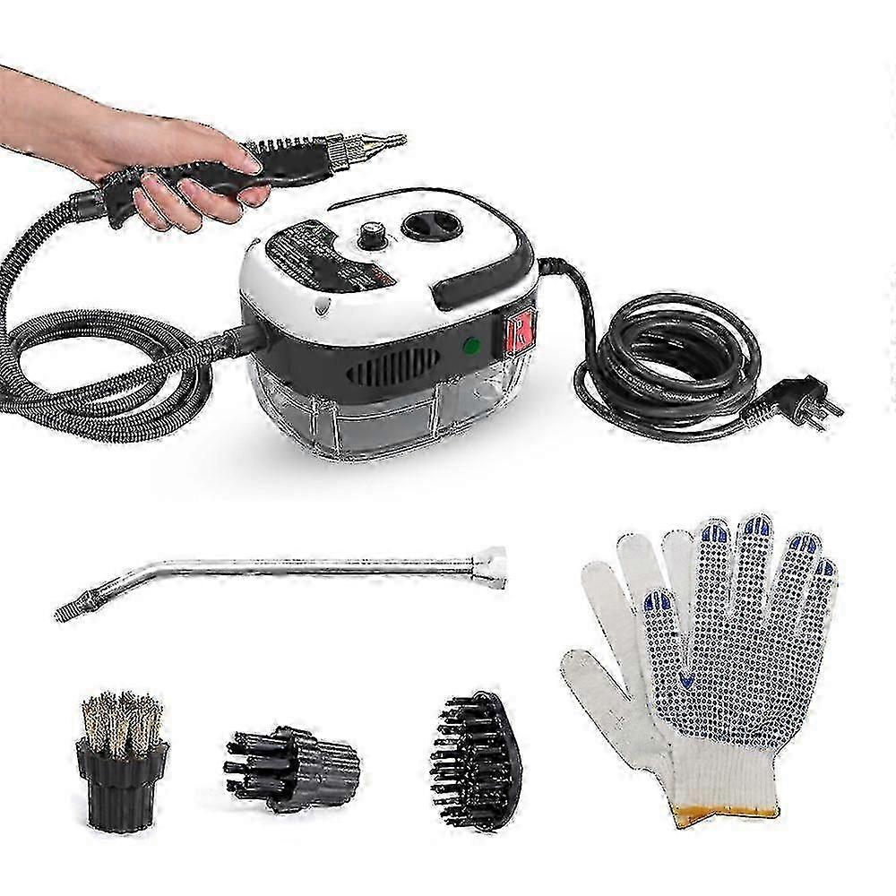 2500w Portable Handheld Steam Cleaner High Temperature Pressurized Steam Cleaning Machine With Brush