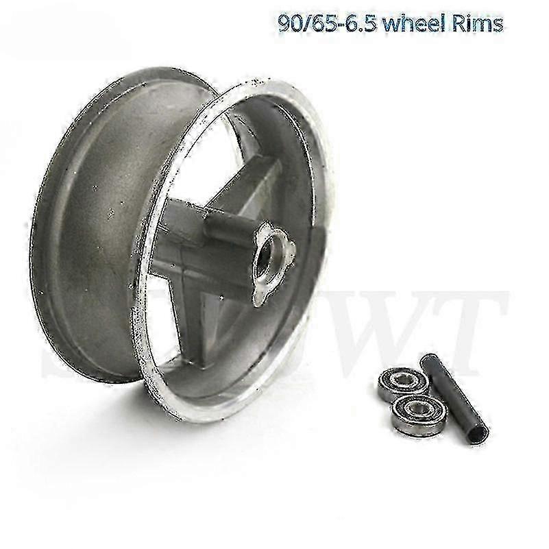 Cubo dianteiro de 6,5 polegadas e roda traseira 90/65-6,5 para mini moto de trilha de 49cc