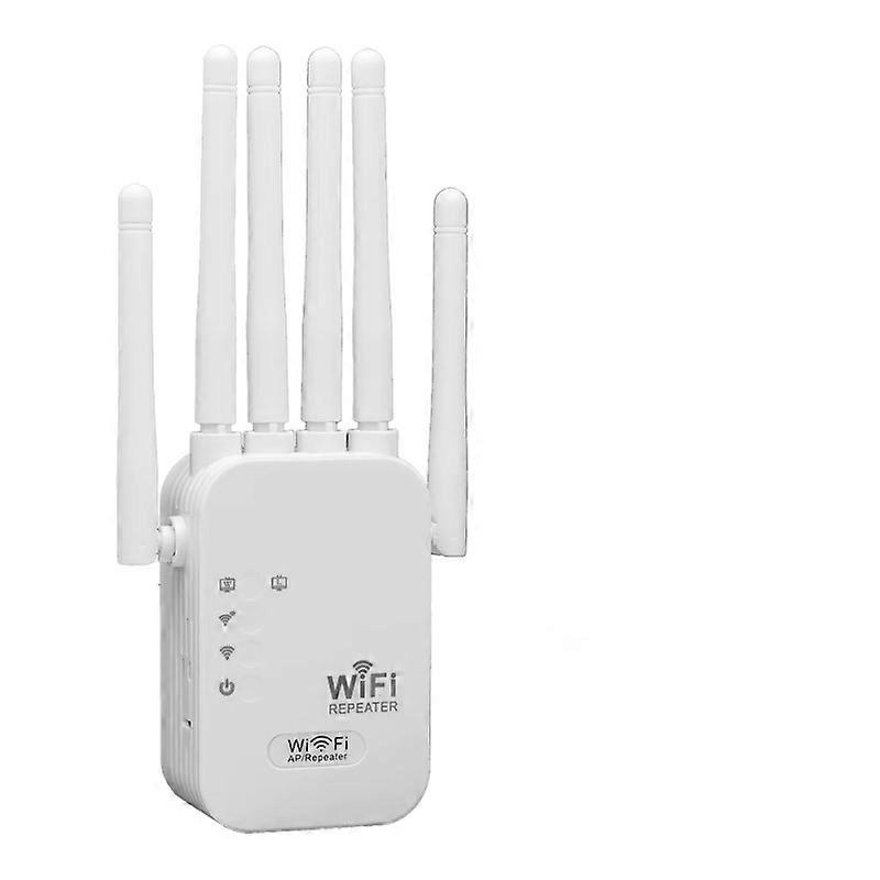 Dual Band WiFi Repeater 1200Mbps Wireless WIFI Extender WiFi Booster 2.4G/5G Network Amplifier 360° Full Coverage Signal