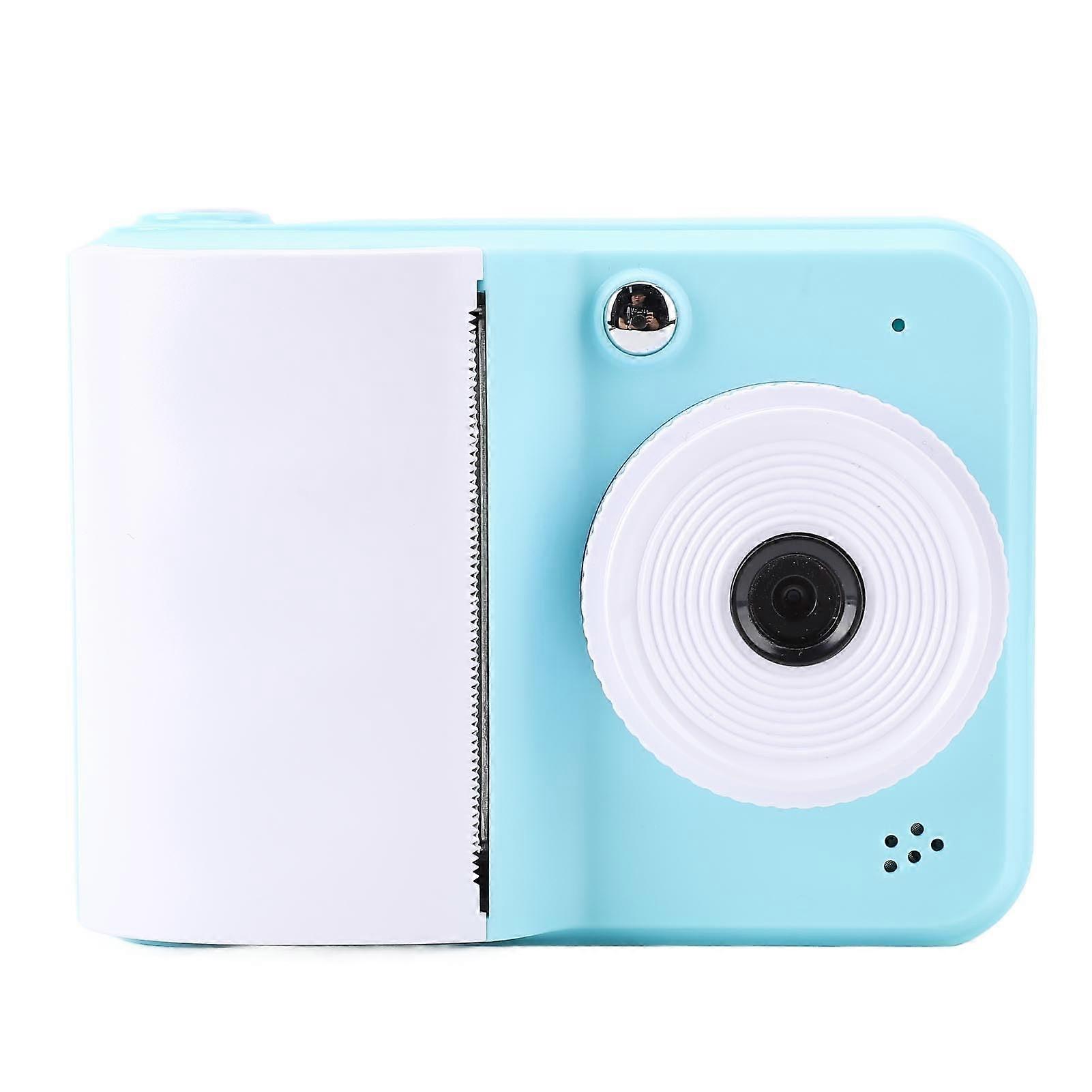 Instant Print Camera for Kids, 48MP Thermal Printing with 1080P Video, 2.4 Inch Screen Blue
