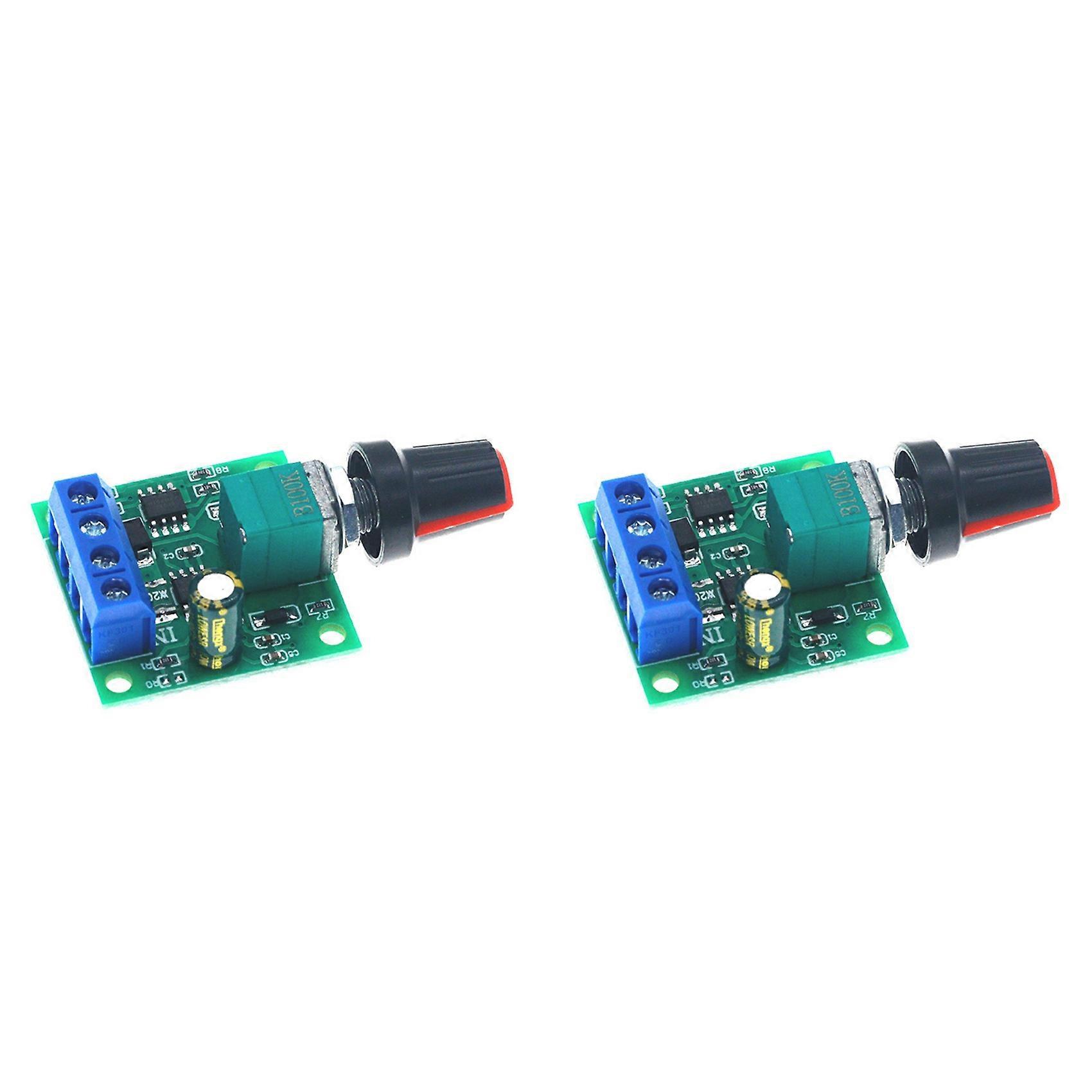 2X DC 1.8V 3V 5V 6V 12V 2A PWM Motor Speed Controller Low Voltage Motor Speed Controller PWM 0-100% Adjustable