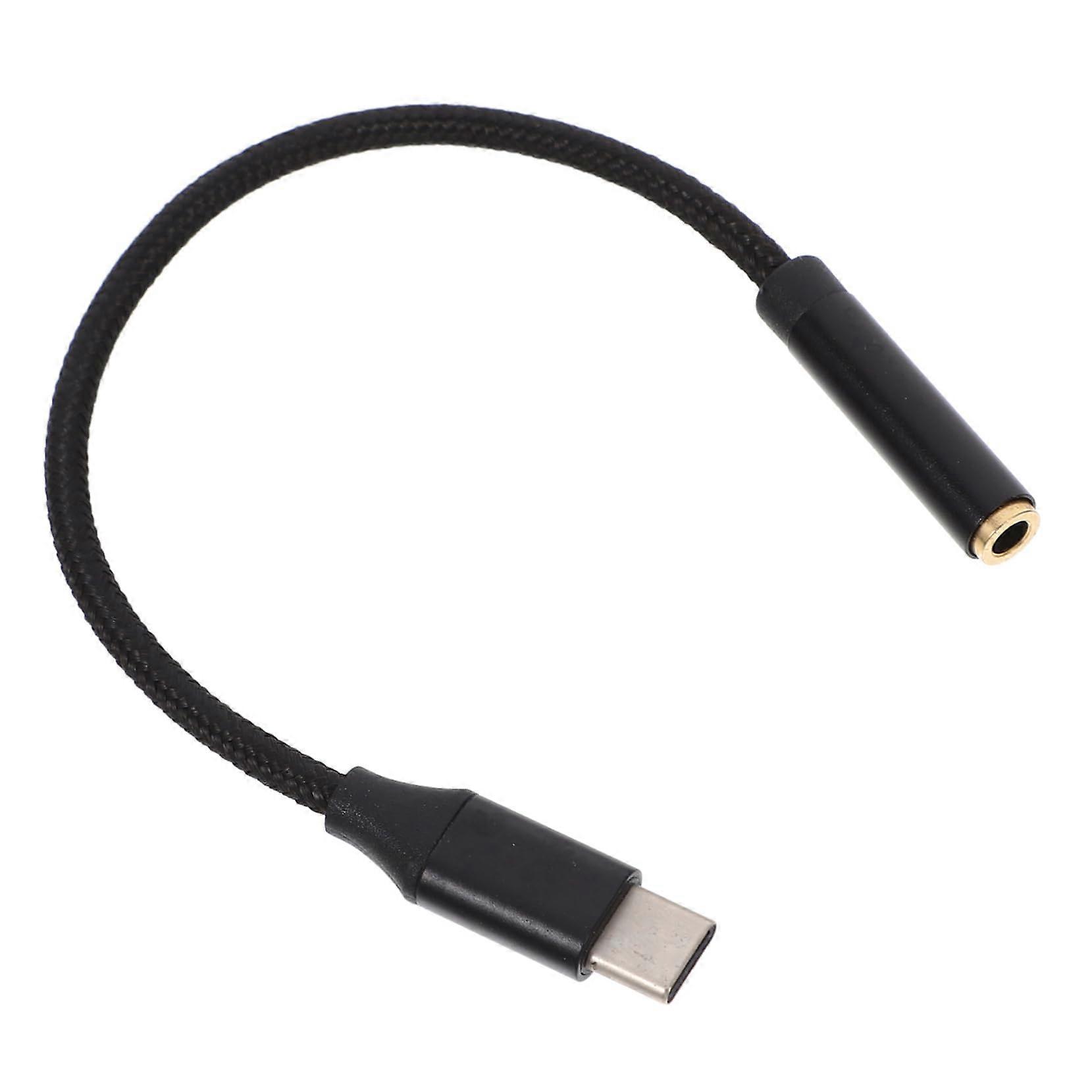Typec Adapter Cable Earphone Adapter Jack USBC to 3.5mm Audio and Charging Converter Android Compatible