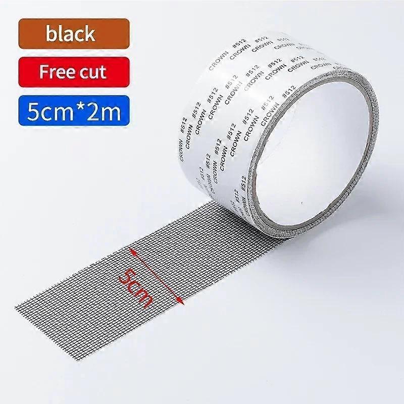 1 Roll Window Screen Repair Tape Self Adhesive Mesh Tape Net Broken Holes Repairing Fix Patch Anti Insect Mosquito Window Door